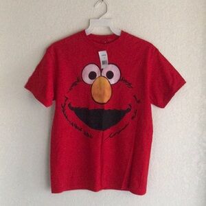Girlś Sesame Street Elmo T-Shirt Size M